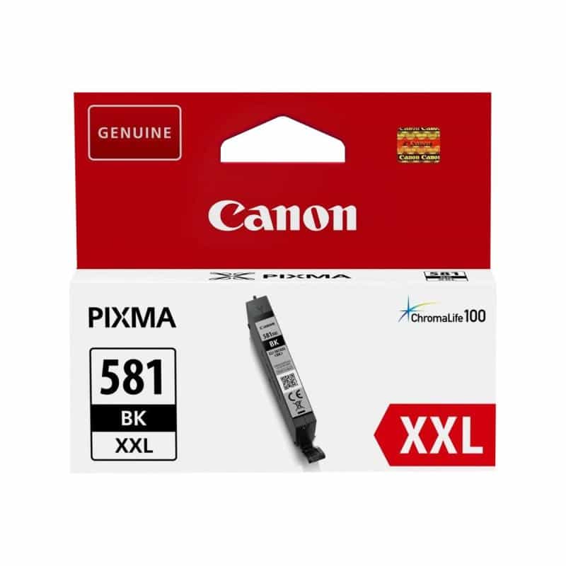 CANON CLI 581BK XXL Größe XXL Schwarz Tintenbehälter CANON CLI 581BK XXL Größe XXL Schwarz Tintenbehälter