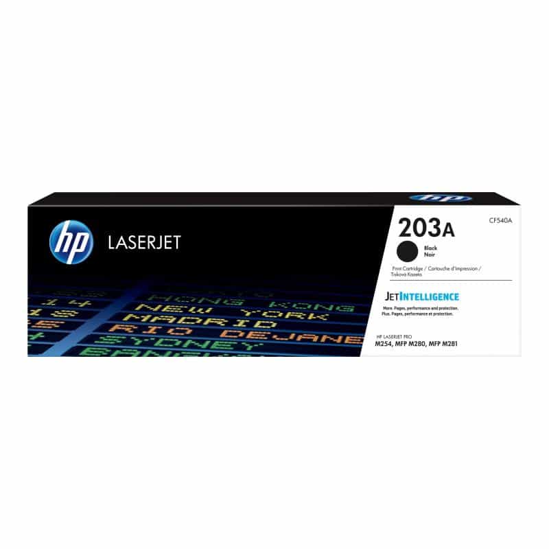 HP 203A Schwarz LaserJet Tonerpatrone (CF540A) HP 203A Schwarz LaserJet Tonerpatrone (CF540A)