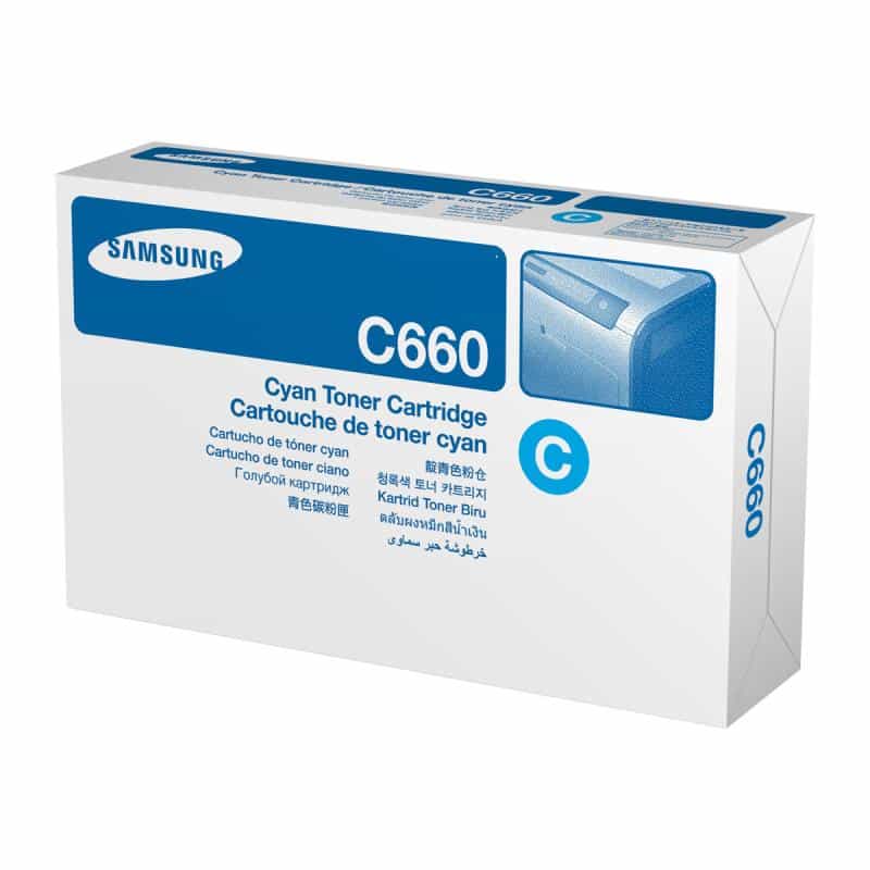 SAMSUNG CLP C660B Cyan Tonerpatrone (ST885A) SAMSUNG CLP C660B Cyan Tonerpatrone (ST885A)