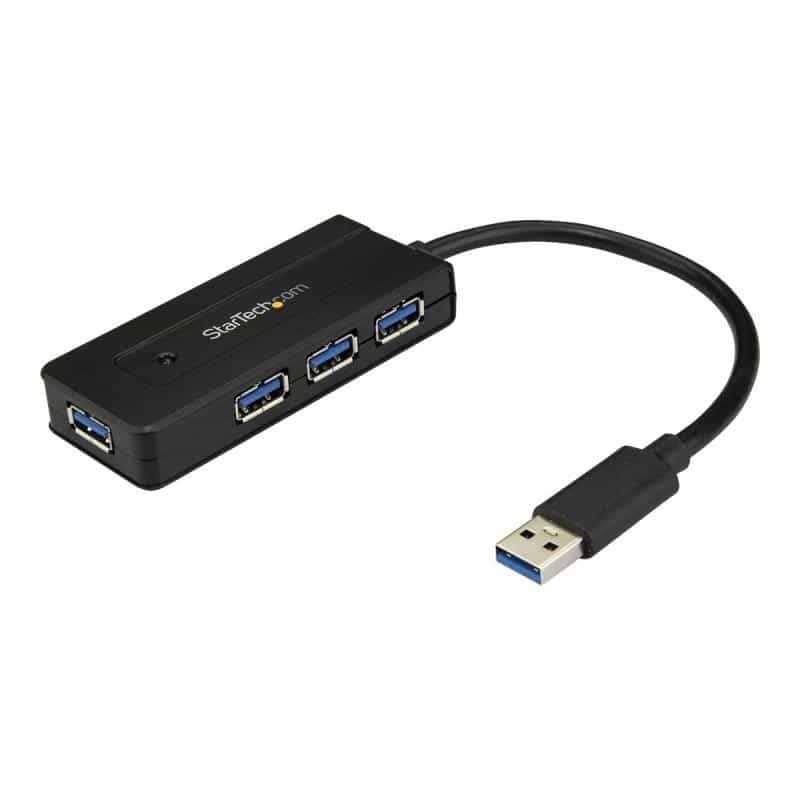 STARTECH.COM USB 3.0 Hub 4 Port - mit Ladeanschluss - inkl. Netzteil - USB Port Erweiterung STARTECH.COM USB 3.0 Hub 4 Port - mit Ladeanschluss - inkl. Netzteil - USB Port Erweiterung