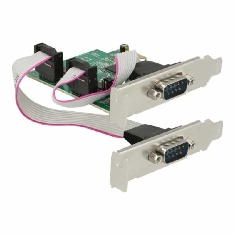 DELOCK PCI Express Karte > 2 x Seriell RS-232 High Speed 921K mit Spannungsversorgung DELOCK PCI Express Karte > 2 x Seriell RS-232 High Speed 921K mit Spannungsversorgung