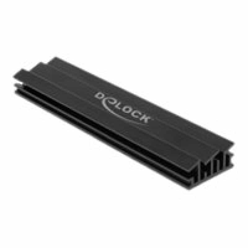 DELOCK Kühlkörper 100 mm für M.2 Modul schwarz DELOCK Kühlkörper 100 mm für M.2 Modul schwarz