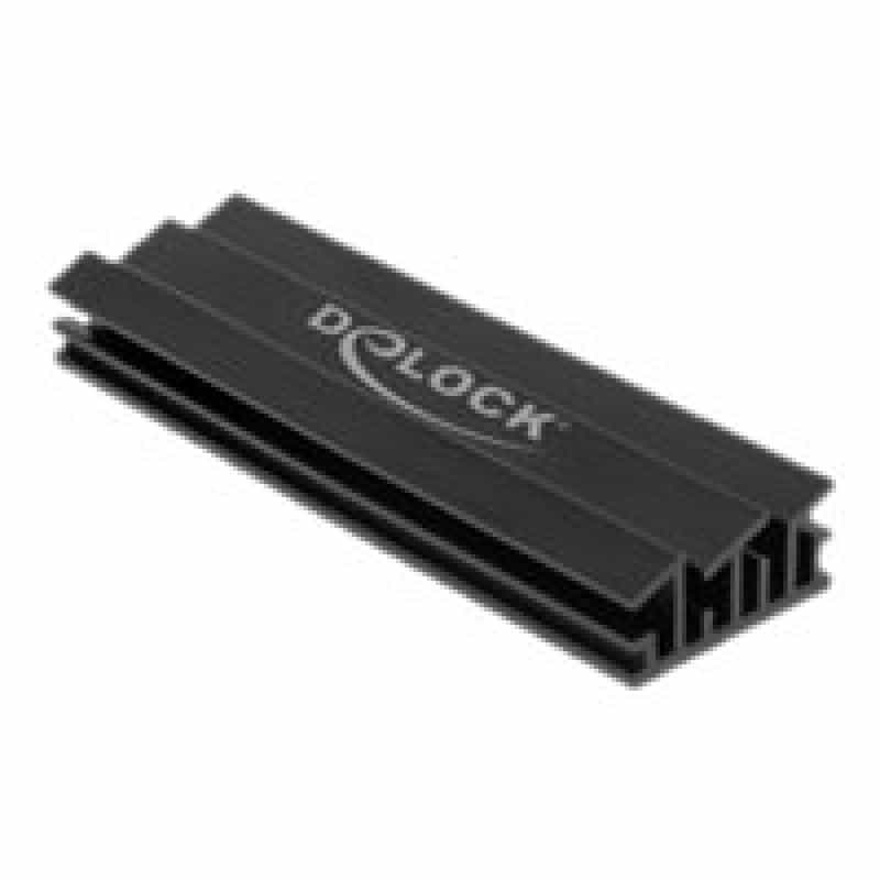 DELOCK Kühlkörper 70 mm für M.2 Modul schwarz DELOCK Kühlkörper 70 mm für M.2 Modul schwarz