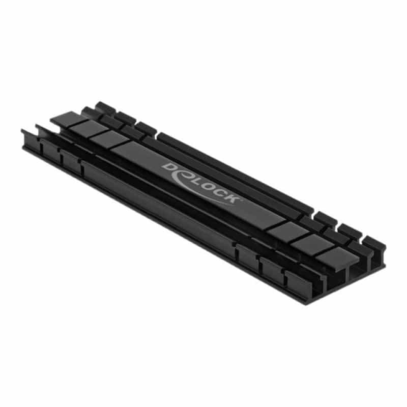 DELOCK Kühlkörper flach 100 mm für M.2 Modul schwarz DELOCK Kühlkörper flach 100 mm für M.2 Modul schwarz