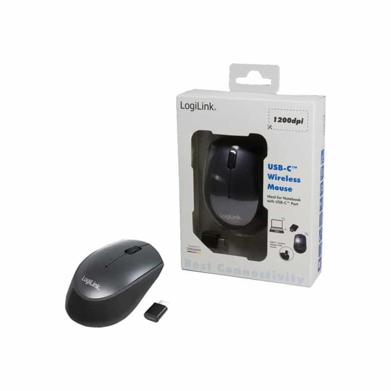 LOGILINK Maus optisch 3D USB-C 3 Tasten 3200 dpi 2.4 LOGILINK Maus optisch 3D USB-C 3 Tasten 3200 dpi 2.4