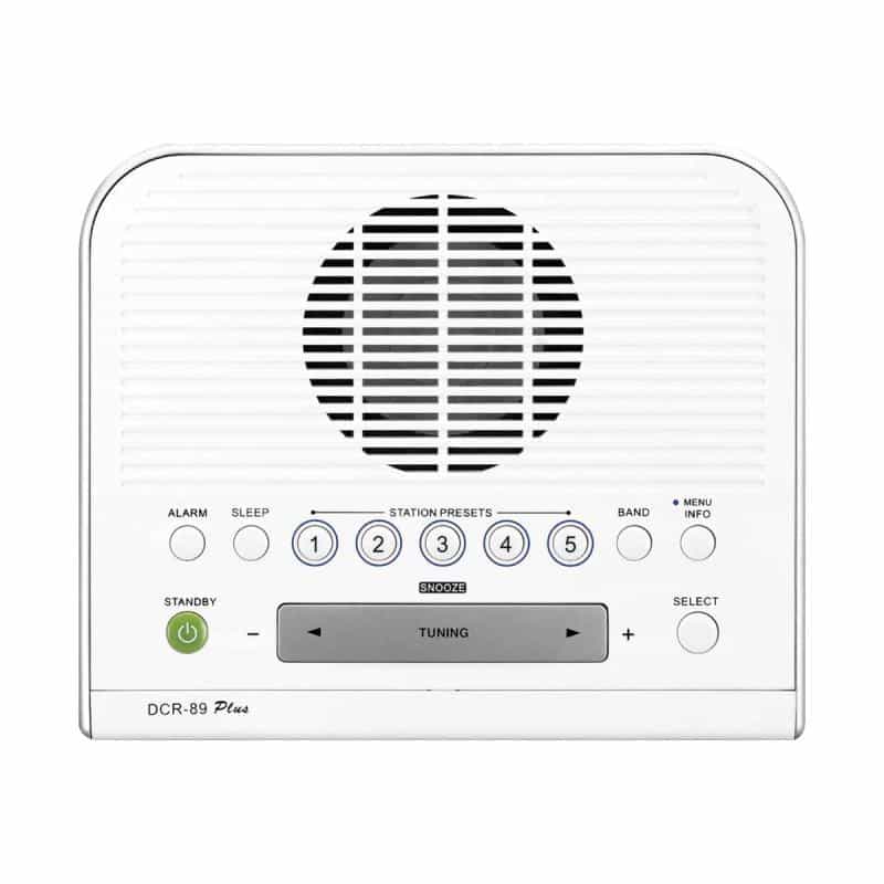 SANGEAN DCR-89+ DAB+ Radiowecker AUX, DAB+, UKW Weiß SANGEAN DCR-89+ DAB+ Radiowecker AUX, DAB+, UKW Weiß