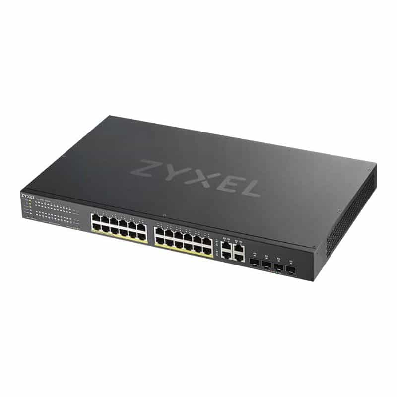 ZYXEL Switch 24 GE GS192024HPV2-EU0101F PoE+ ZYXEL Switch 24 GE GS192024HPV2-EU0101F PoE+