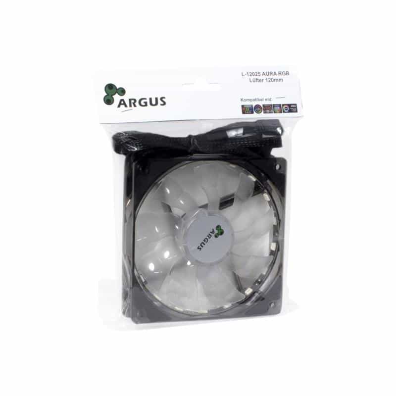 INTERTECH L12025 - 120mm AURA RGB 1500U/min 18 RGB-LED Y-Anschluss fuer 12V-RGB-Mainboards gummiert INTERTECH L12025 - 120mm AURA RGB 1500U/min 18 RGB-LED Y-Anschluss fuer 12V-RGB-Mainboards gummiert