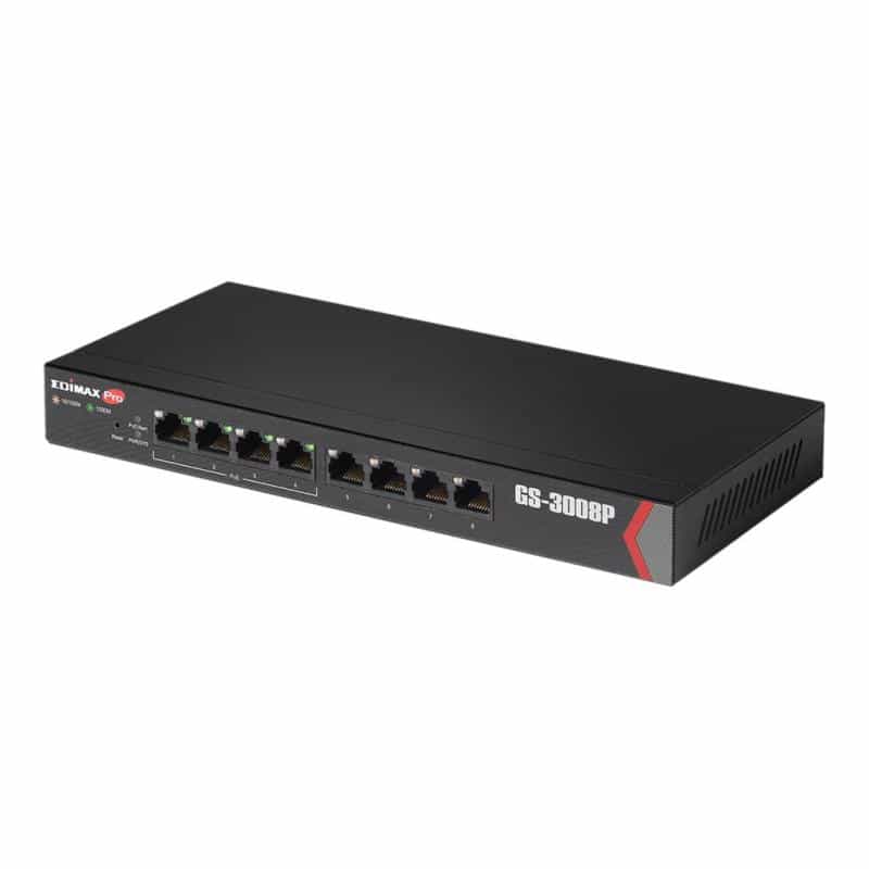EDIMAX Switch EDIMAX 8x FE GS-3008P (4xPOE Web Managed) EDIMAX Switch EDIMAX 8x FE GS-3008P (4xPOE Web Managed)