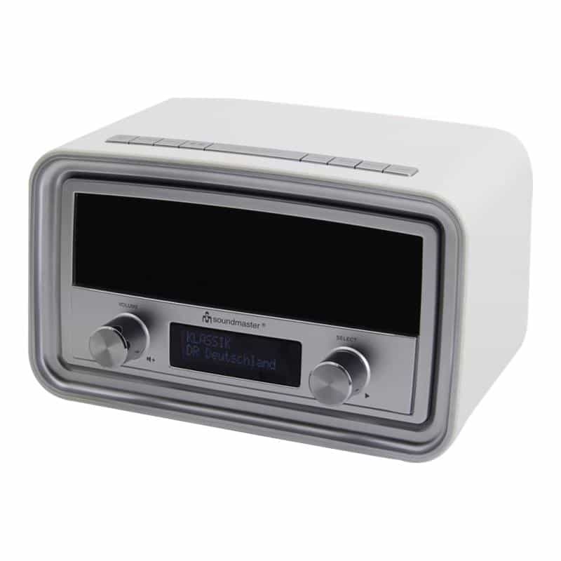 SOUNDMASTER UR190WE ws/si Nostalgie Uhrenradio,DAB+/UKW-RDS,USB-Ladebuchse SOUNDMASTER UR190WE ws/si Nostalgie Uhrenradio,DAB+/UKW-RDS,USB-Ladebuchse