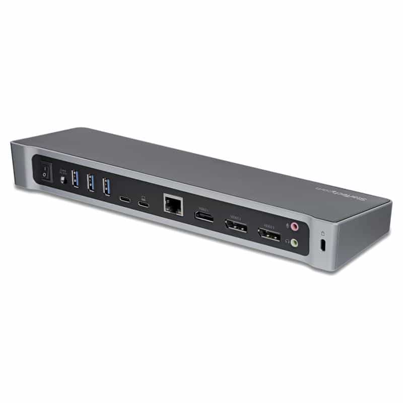 STARTECH.COM USB-C Dockingstation - Triple 4K - 100W USB PD - Mac Windows & Chrome OS - 2x DP + HDMI STARTECH.COM USB-C Dockingstation - Triple 4K - 100W USB PD - Mac Windows & Chrome OS - 2x DP + HDMI