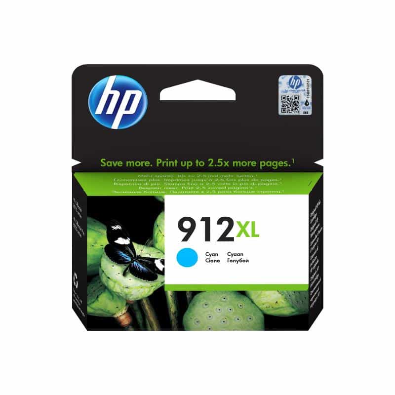 HP 912XL High Yield Cyan Original Ink Cartridge HP 912XL High Yield Cyan Original Ink Cartridge