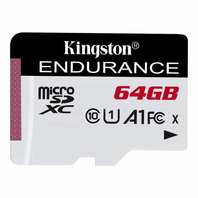 KINGSTON 64GB microSDXC Endurance 95R/45W C10 A1 UHS-I Card Only KINGSTON 64GB microSDXC Endurance 95R/45W C10 A1 UHS-I Card Only