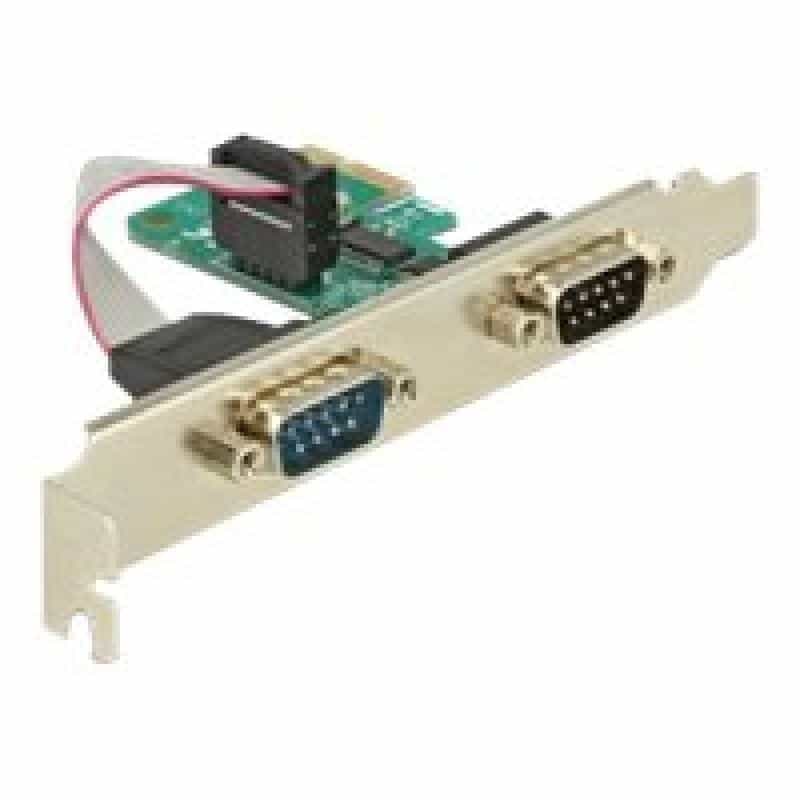 DELOCK PCI Card > 2 x Serial RS-232 - Serieller Adapter - PCIe 1,1 - RS-232 x 2 - grün (89918) DELOCK PCI Card > 2 x Serial RS-232 - Serieller Adapter - PCIe 1,1 - RS-232 x 2 - grün (89918)