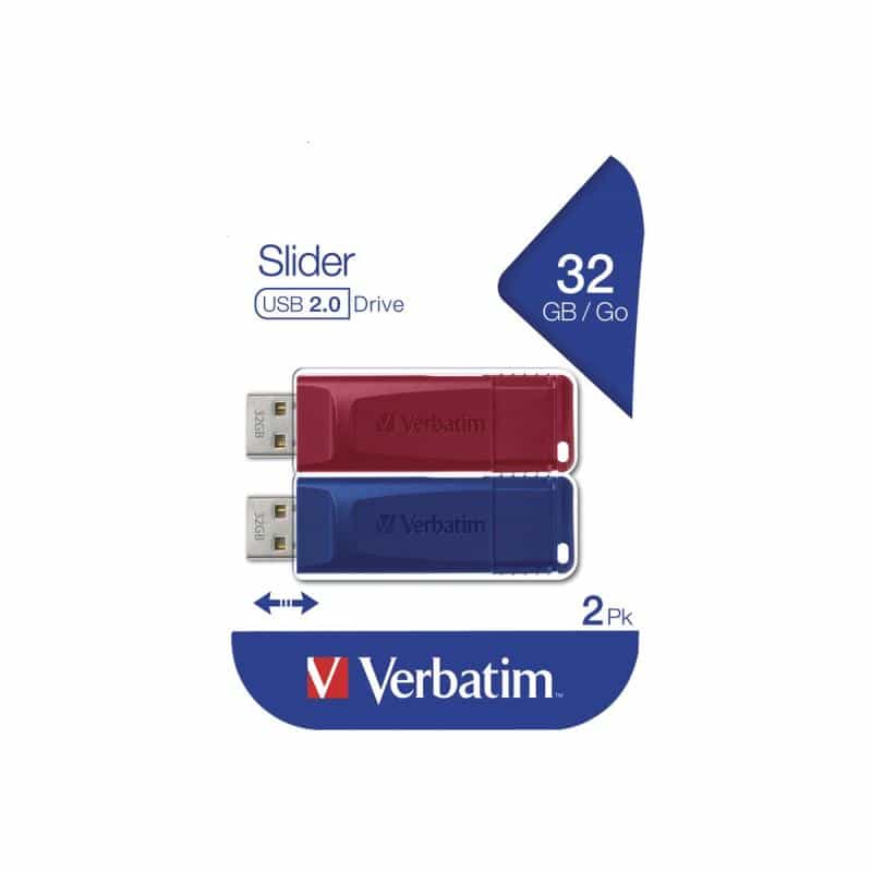 VERBATIM Slider 2er 16GB VERBATIM Slider 2er 16GB