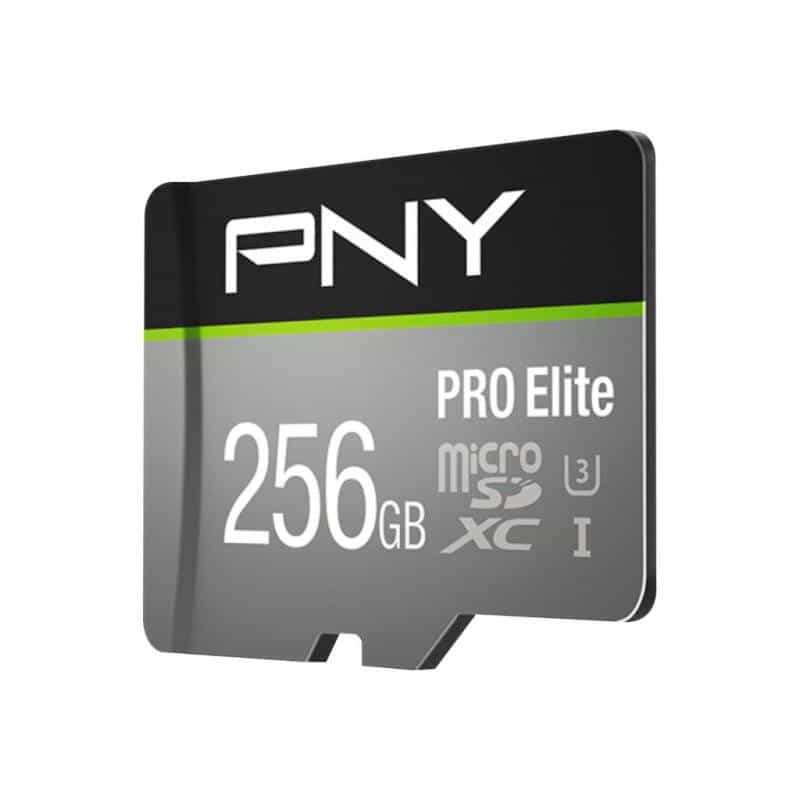 PNY MICRO-SD Card PRO ELITE 256GB Class 10 XC UHS I U3 A1 V30 SD adapter PNY MICRO-SD Card PRO ELITE 256GB Class 10 XC UHS I U3 A1 V30 SD adapter
