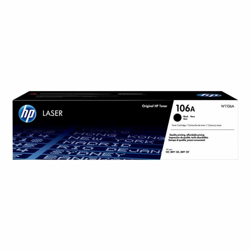 HP 106A Black Original Laser Toner Cartr HP 106A Black Original Laser Toner Cartr