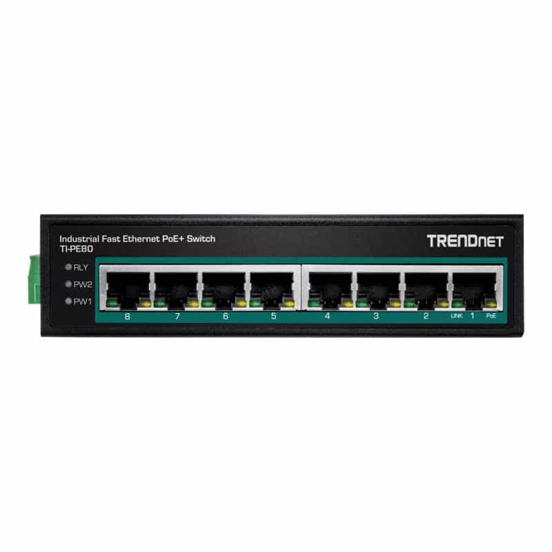 TRENDNET 8-PORT IND.FAST ETH POE+ SWITC TRENDNET 8-PORT IND.FAST ETH POE+ SWITC