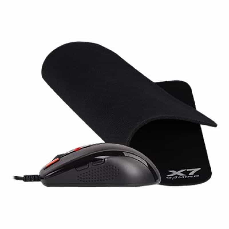 A4TECH X-Game X-7120 A4TMYS46028 Maus (optisch; 3000 DPI; schwarze Farbe) (A4TMYS46028) A4TECH X-Game X-7120 A4TMYS46028 Maus (optisch; 3000 DPI; schwarze Farbe) (A4TMYS46028)