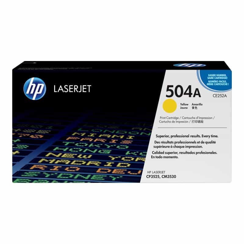 HP 504A Gelb LaserJet Tonerpatrone (CE252A) HP 504A Gelb LaserJet Tonerpatrone (CE252A)