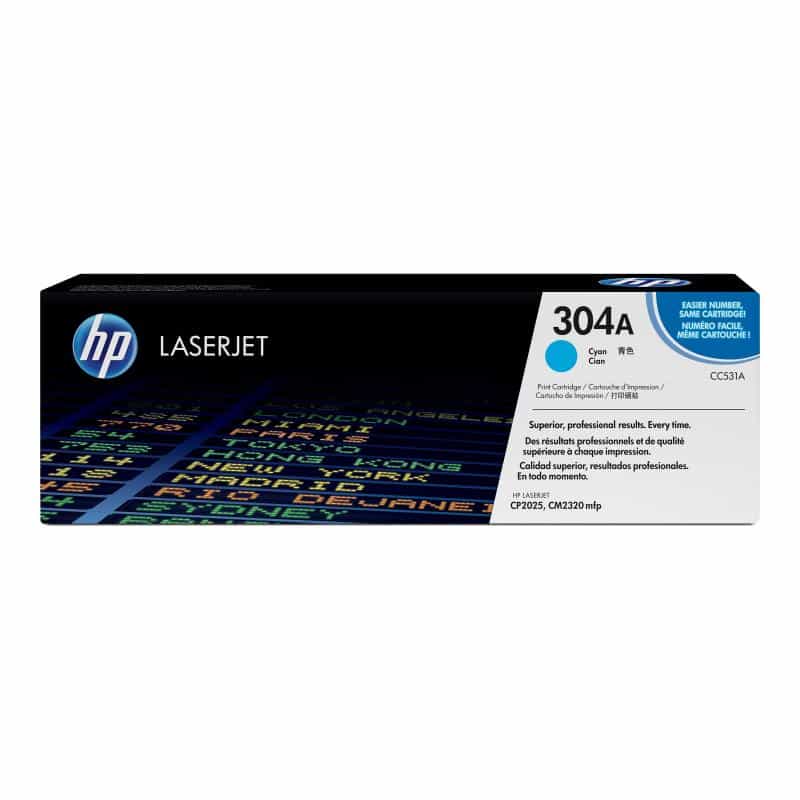 HP 304A Cyan LaserJet Tonerpatrone (CC531A) HP 304A Cyan LaserJet Tonerpatrone (CC531A)