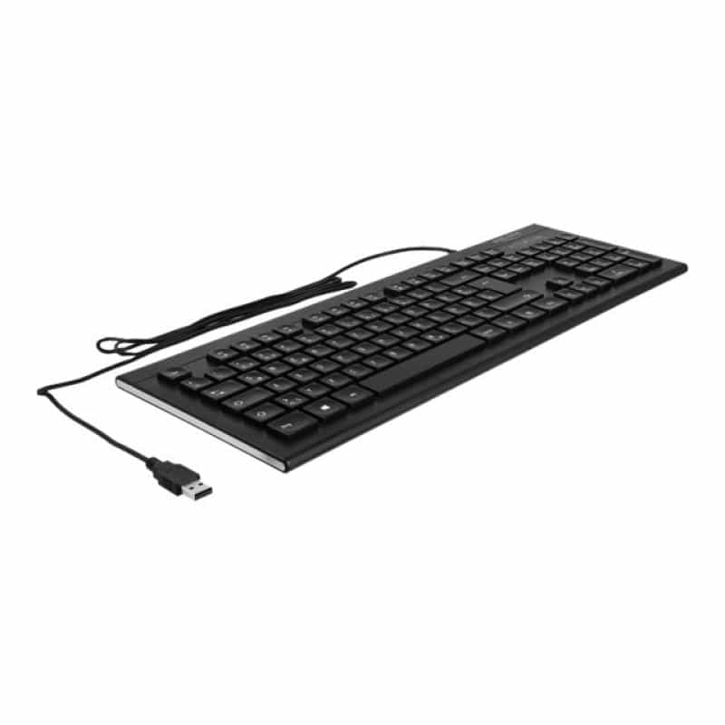 DELOCK USB Tastatur kabelgebunden 1,5 m schwarz Water-Drop DELOCK USB Tastatur kabelgebunden 1,5 m schwarz Water-Drop