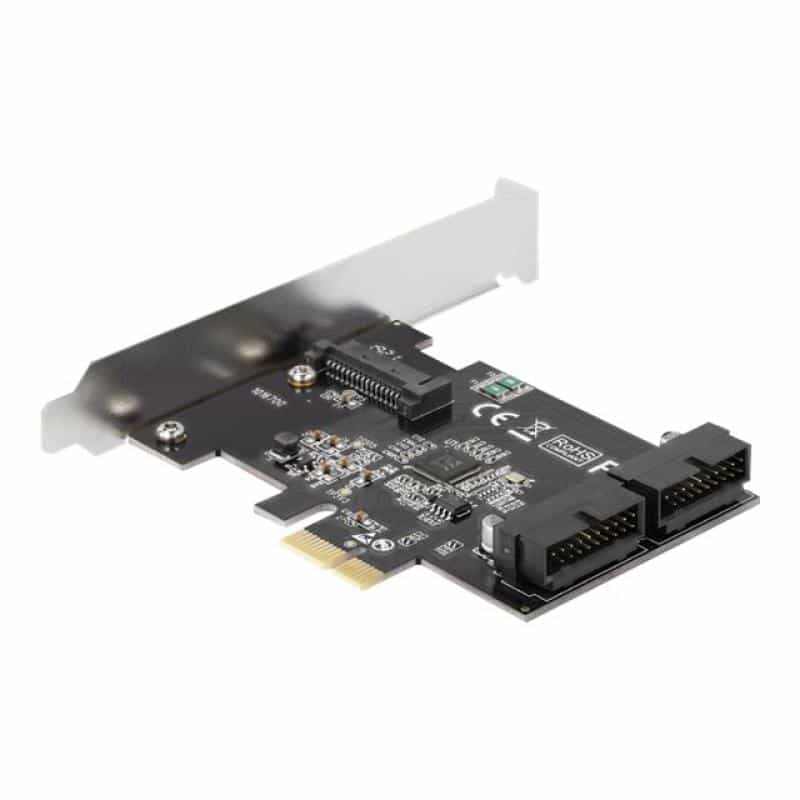 DELOCK PCI Express Karte zu 2 x intern USB 3.0 Pfostenstecker DELOCK PCI Express Karte zu 2 x intern USB 3.0 Pfostenstecker