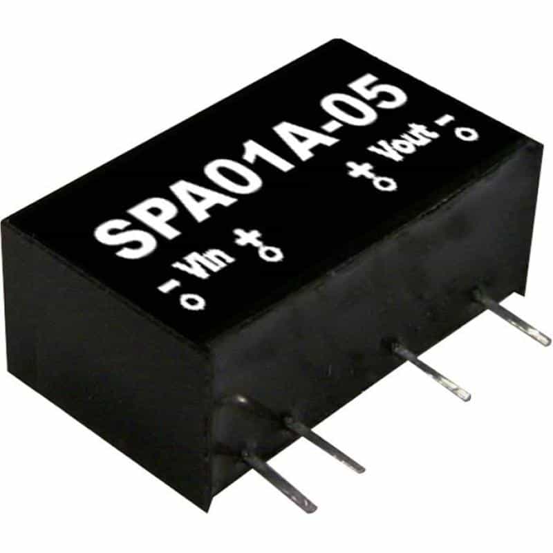 MEAN WELL SPA01A-05 DC/DC-Wandlermodul 200 mA 1 W Anzahl Ausgänge: 1 x (SPA01A-05) MEAN WELL SPA01A-05 DC/DC-Wandlermodul 200 mA 1 W Anzahl Ausgänge: 1 x (SPA01A-05)