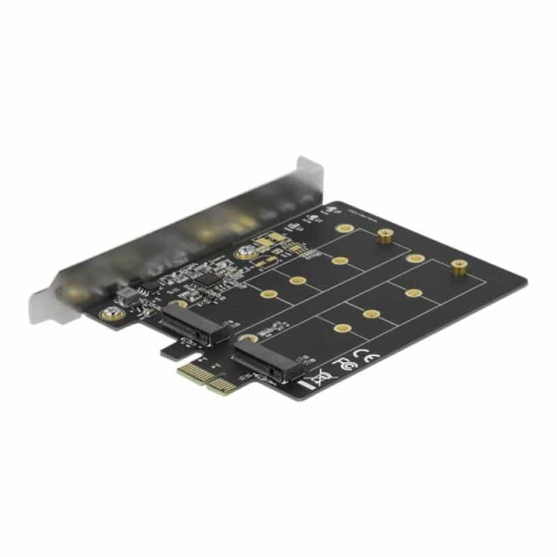 DELOCK PCIe x1 Karte > 2x int. M.2 Key B DELOCK PCIe x1 Karte > 2x int. M.2 Key B