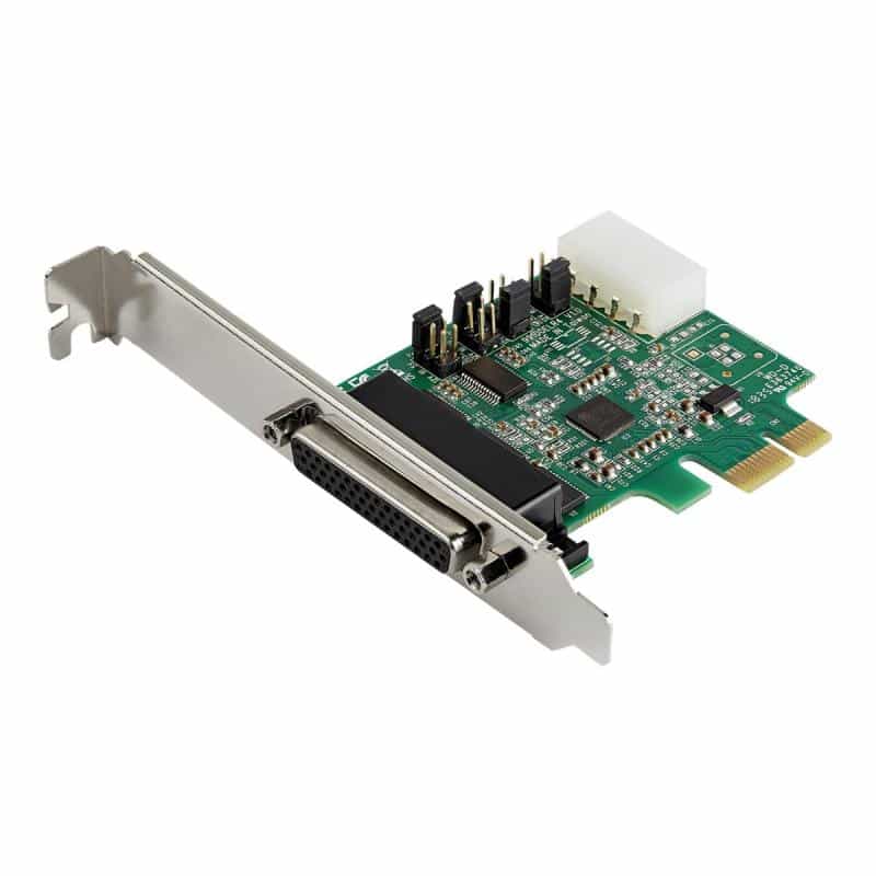 STARTECH.COM 4 Port PCI Express serielle Schnittstellenkarte - 16950 UART - 256-Byte-FIFO-Cache - Ad STARTECH.COM 4 Port PCI Express serielle Schnittstellenkarte - 16950 UART - 256-Byte-FIFO-Cache - Ad