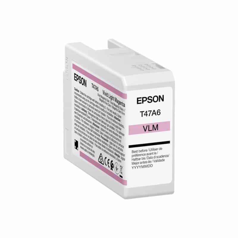EPSON Singlepack Vivid Light Magenta T47A6 UltraChrome Pro 10 ink 50ml EPSON Singlepack Vivid Light Magenta T47A6 UltraChrome Pro 10 ink 50ml