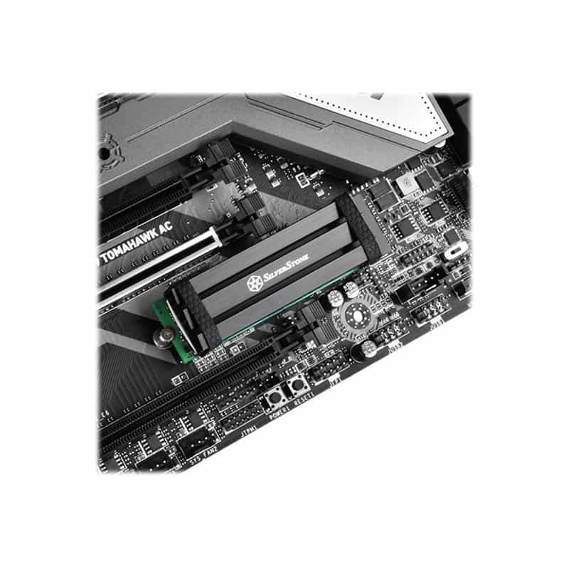 SILVERSTONE SST-TP02-M2 M.2 Aluminium Passivkühler SILVERSTONE SST-TP02-M2 M.2 Aluminium Passivkühler