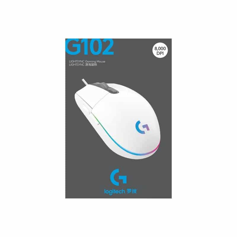 LOGITECH Gaming Mouse G102 LIGHTSYNC - Maus - Für Rechtshänder - optisch - 6 Tasten - kabelgebunden LOGITECH Gaming Mouse G102 LIGHTSYNC - Maus - Für Rechtshänder - optisch - 6 Tasten - kabelgebunden