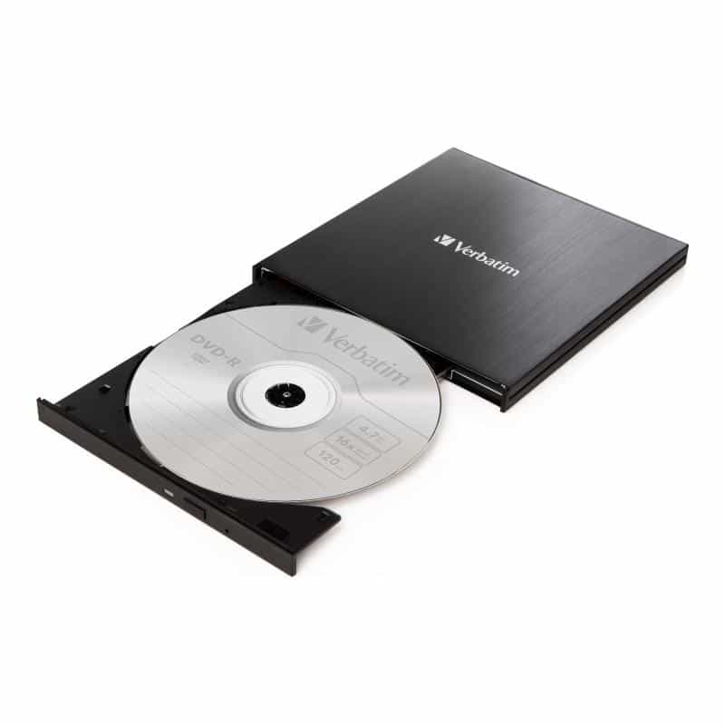 VERBATIM DVW Slimline USB3.2 CD/DVD Brenner inkl. Nero extern retail VERBATIM DVW Slimline USB3.2 CD/DVD Brenner inkl. Nero extern retail