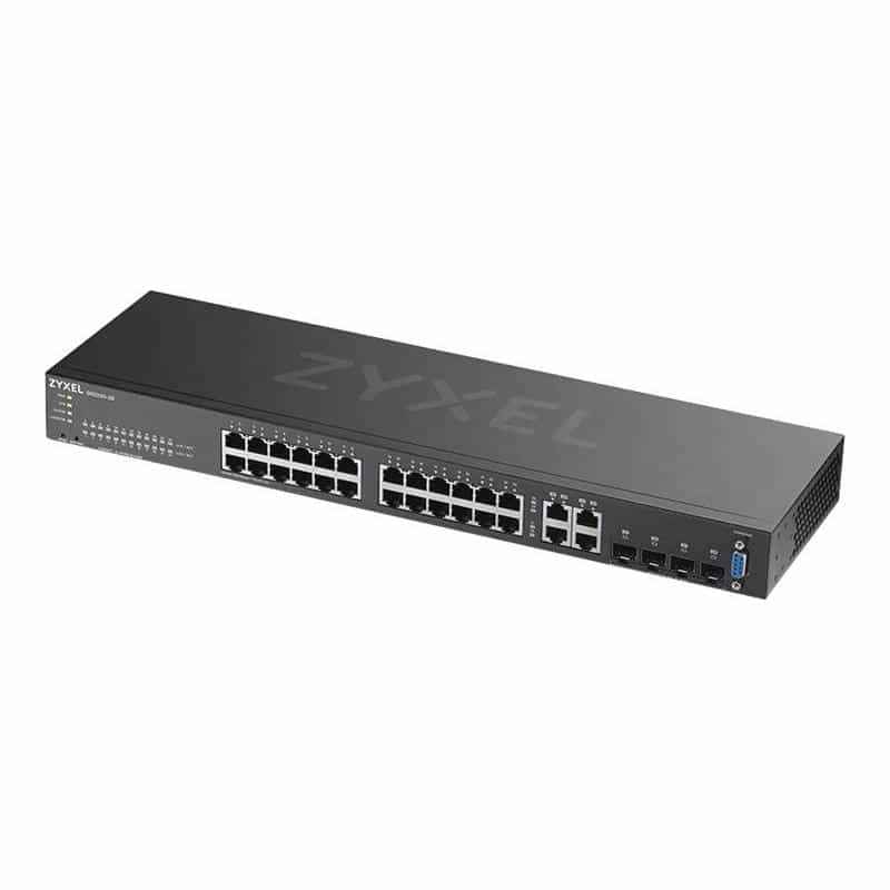 ZYXEL Switch GS2220-28 24 Port + 4x SFP/Rj45 Gigabit L2 ZYXEL Switch GS2220-28 24 Port + 4x SFP/Rj45 Gigabit L2