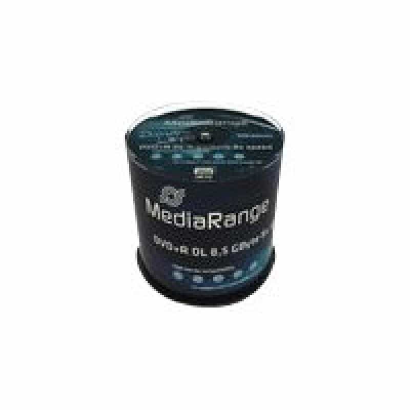 MEDIARANGE DVD+R 8.5GB 100pcs 8x Double Layer (Shrink) MEDIARANGE DVD+R 8.5GB 100pcs 8x Double Layer (Shrink)
