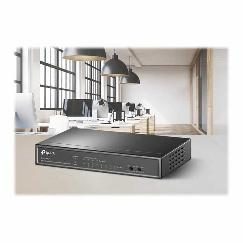 TP-LINK 8-Port 10/100 Mbps Desktop Switch with 4-Port PoE 41 W PoE Power, Desktop Steel Case TP-LINK 8-Port 10/100 Mbps Desktop Switch with 4-Port PoE 41 W PoE Power, Desktop Steel Case