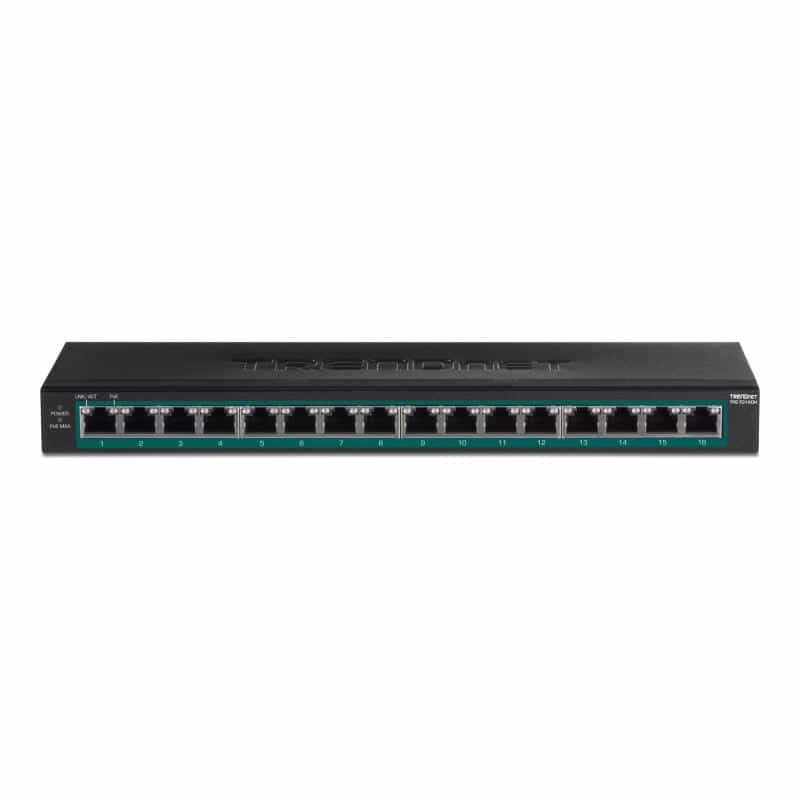 TRENDNET 16-PORT GIGABIT POE+ SWITCH TRENDNET 16-PORT GIGABIT POE+ SWITCH
