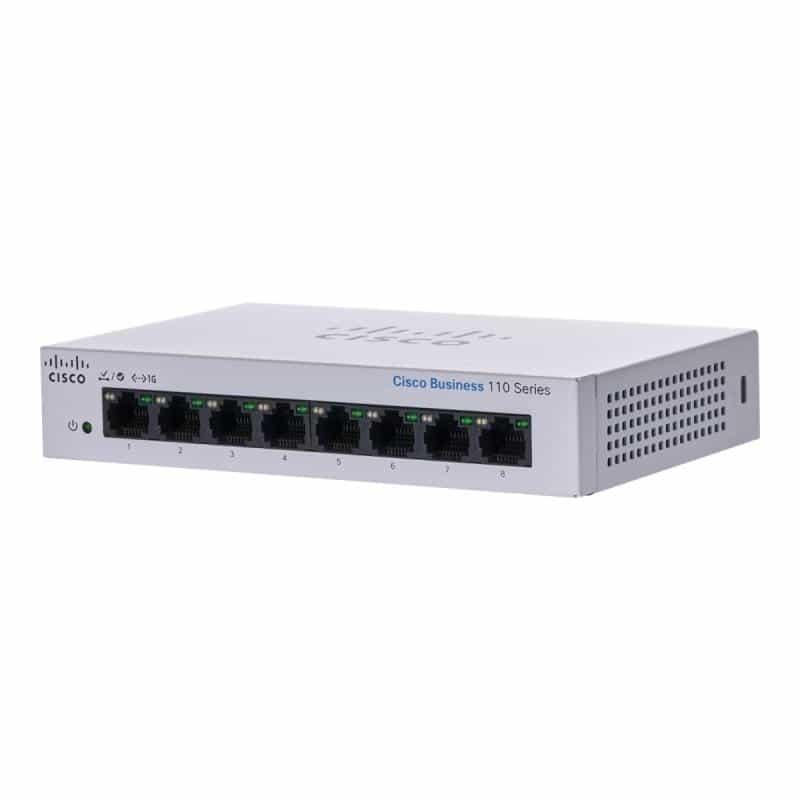 CISCO SYSTEMS CISCO CBS110 Unmanaged 8-port GE Desktop CISCO SYSTEMS CISCO CBS110 Unmanaged 8-port GE Desktop