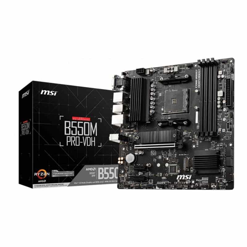 MSI MB MSI B550M Pro-VDH (B550,AM4,mATX,AMD) MSI MB MSI B550M Pro-VDH (B550,AM4,mATX,AMD)