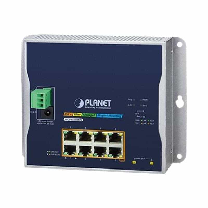PLANET TECHNOLOGY PLANET Industrieller Layer 2 8-Port 10/100/1000T PoE Switch Wandmontage 2 x SFP PLANET TECHNOLOGY PLANET Industrieller Layer 2 8-Port 10/100/1000T PoE Switch Wandmontage 2 x SFP