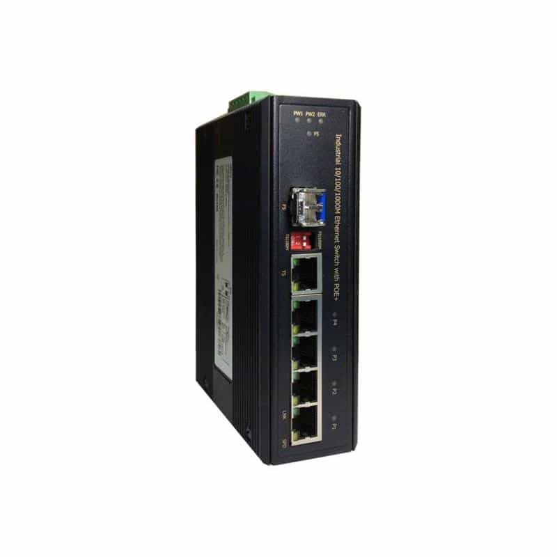 LEVELONE Switch 5x GE IGP-0501 4xGE 1xGSFP 4xPoE+ LEVELONE Switch 5x GE IGP-0501 4xGE 1xGSFP 4xPoE+