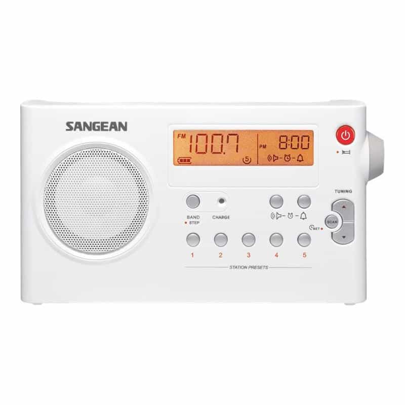 SANGEAN PR-D7 Kofferradio UKW, MW Weiß SANGEAN PR-D7 Kofferradio UKW, MW Weiß