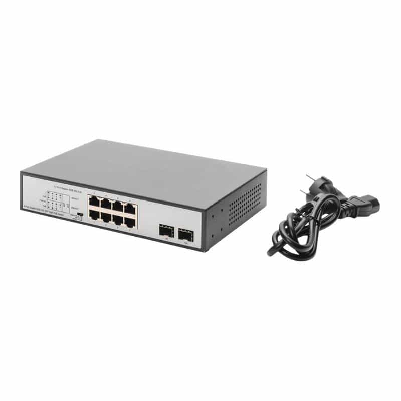 DIGITUS 8-Port Gigabit PoE Switch unmanaged DIGITUS 8-Port Gigabit PoE Switch unmanaged