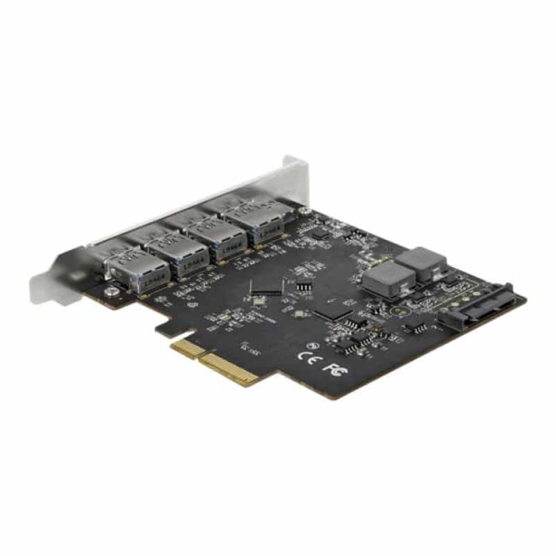 DELOCK PCI Express x4 Karte zu 1x USB Type-C + 4x USB Typ-A - SuperSpeed USB 10Gbps DELOCK PCI Express x4 Karte zu 1x USB Type-C + 4x USB Typ-A - SuperSpeed USB 10Gbps