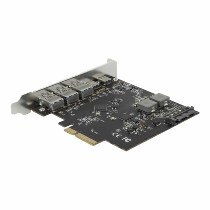 DELOCK PCI Express x4 Karte zu 2x USB Type-C + 3x USB Typ-A - SuperSpeed USB 10Gbps DELOCK PCI Express x4 Karte zu 2x USB Type-C + 3x USB Typ-A - SuperSpeed USB 10Gbps
