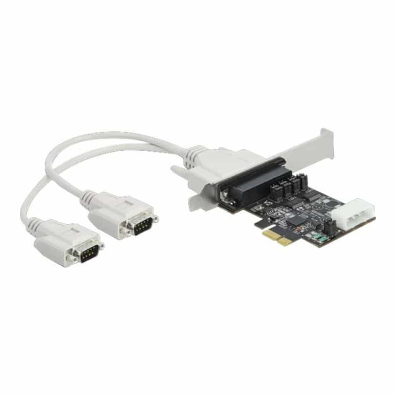 DELOCK PCI Express Karte zu 2x Seriell RS-232 mit Spannungsversorgung 5V/12V DELOCK PCI Express Karte zu 2x Seriell RS-232 mit Spannungsversorgung 5V/12V