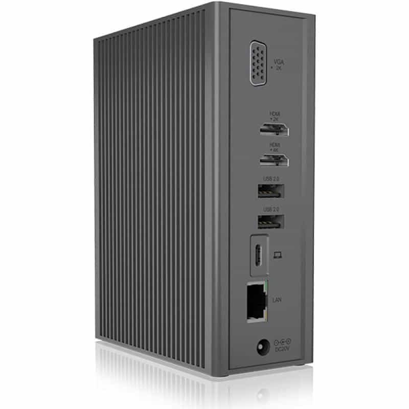 RAIDSONIC Dockingstation IcyBox USB 3.0 -> DP/USB3.0/LAN/3x Video RAIDSONIC Dockingstation IcyBox USB 3.0 -> DP/USB3.0/LAN/3x Video
