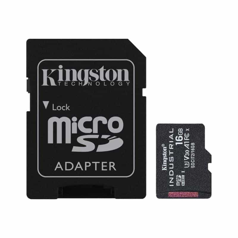 KINGSTON Card Kingston Ind. MicroSD +ADP 16GB pSLC KINGSTON Card Kingston Ind. MicroSD +ADP 16GB pSLC