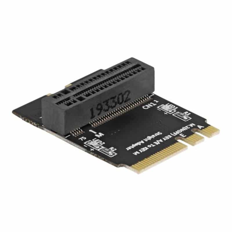 DELOCK Ada.M.2 Key A+E St.>Key M Slot gw | gewinkelt + Halterung DELOCK Ada.M.2 Key A+E St.>Key M Slot gw | gewinkelt + Halterung